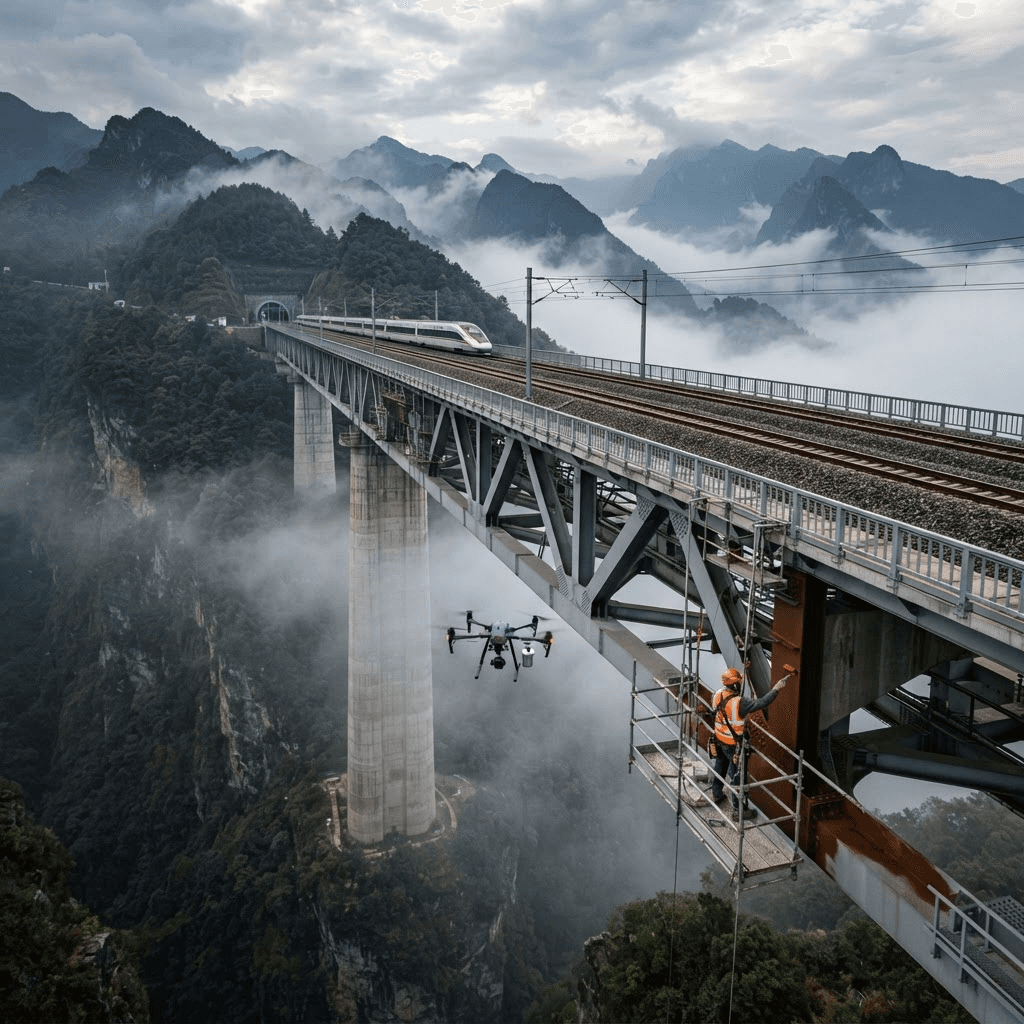 成渝高铁桥梁维护
